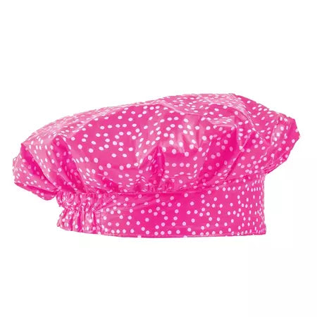 Pink Dots Shower Cap