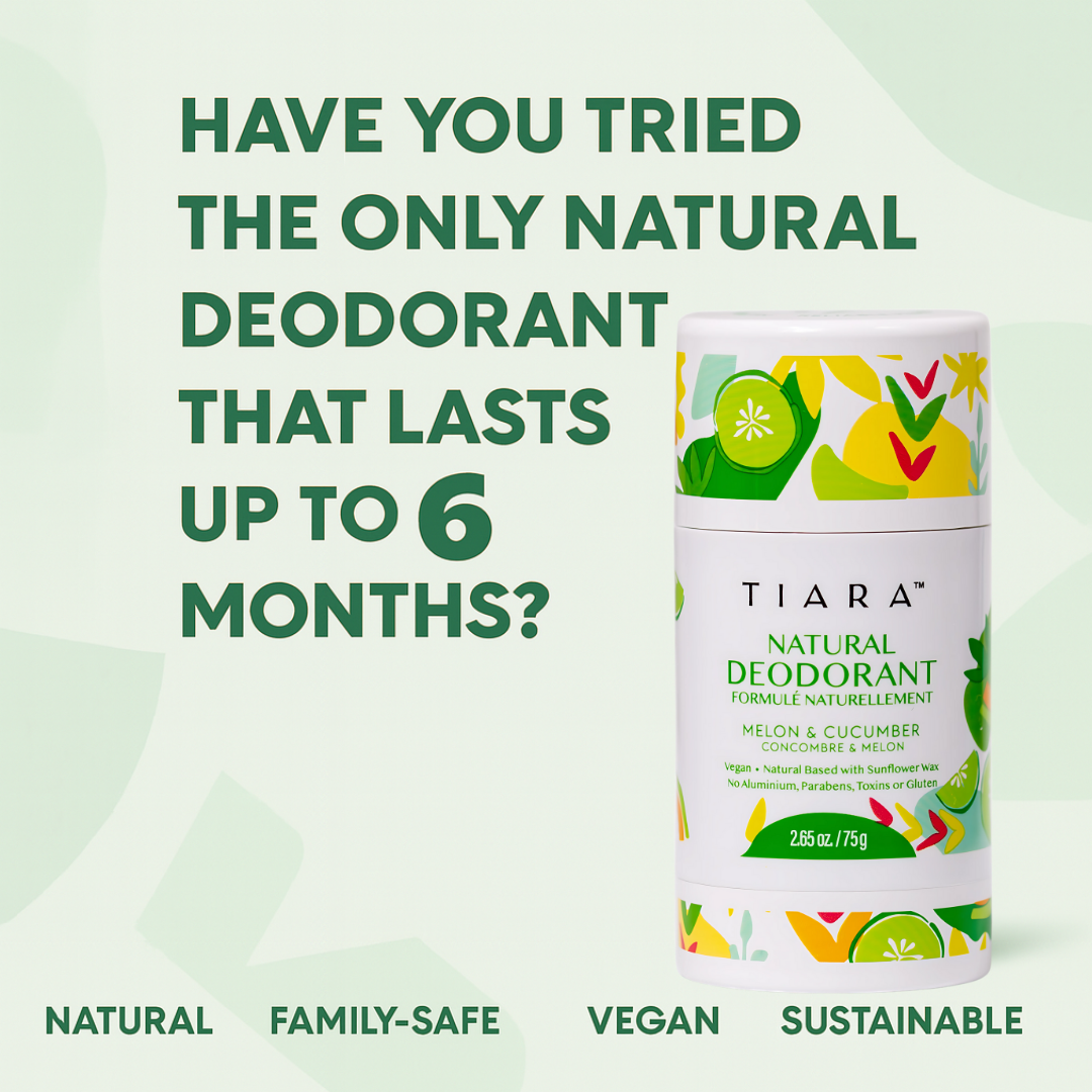 The Most Effective Aluminum-Free Natural Deodorant That Works - Fresh Melon and Cucumber