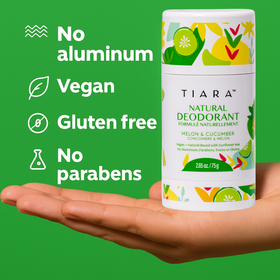 The Most Effective Aluminum-Free Natural Deodorant That Works - Fresh Melon and Cucumber