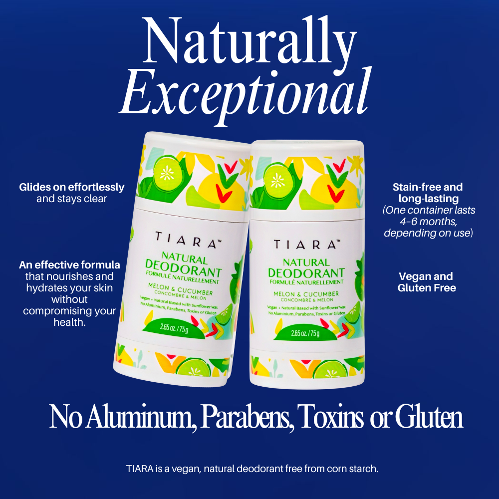 Natural deodorant stick for men, women, and teens – 100% aluminum-free, gluten-free, and made without harmful chemicals