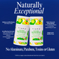 Natural deodorant stick for men, women, and teens – 100% aluminum-free, gluten-free, and made without harmful chemicals