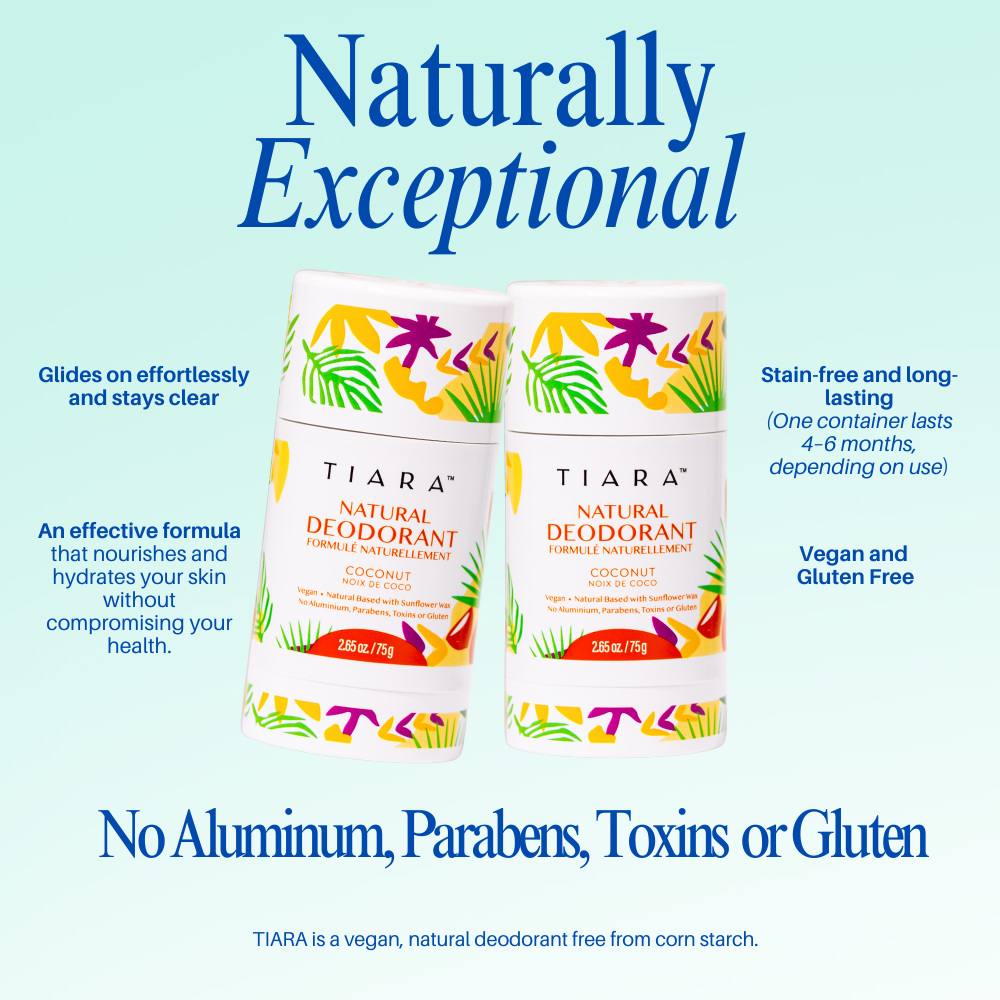 Gluten-free deodorant for men, women, and teens – no aluminum, no harmful chemicals