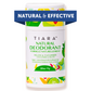 TIARA Natural Deodorant – aluminum-free, toxin-free deodorant for men, women, and kids, safe and effective with 24-hour odor protection.