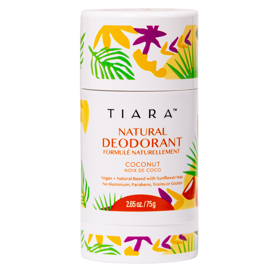 TIARA NATURAL DEODORANT COCONUT.  