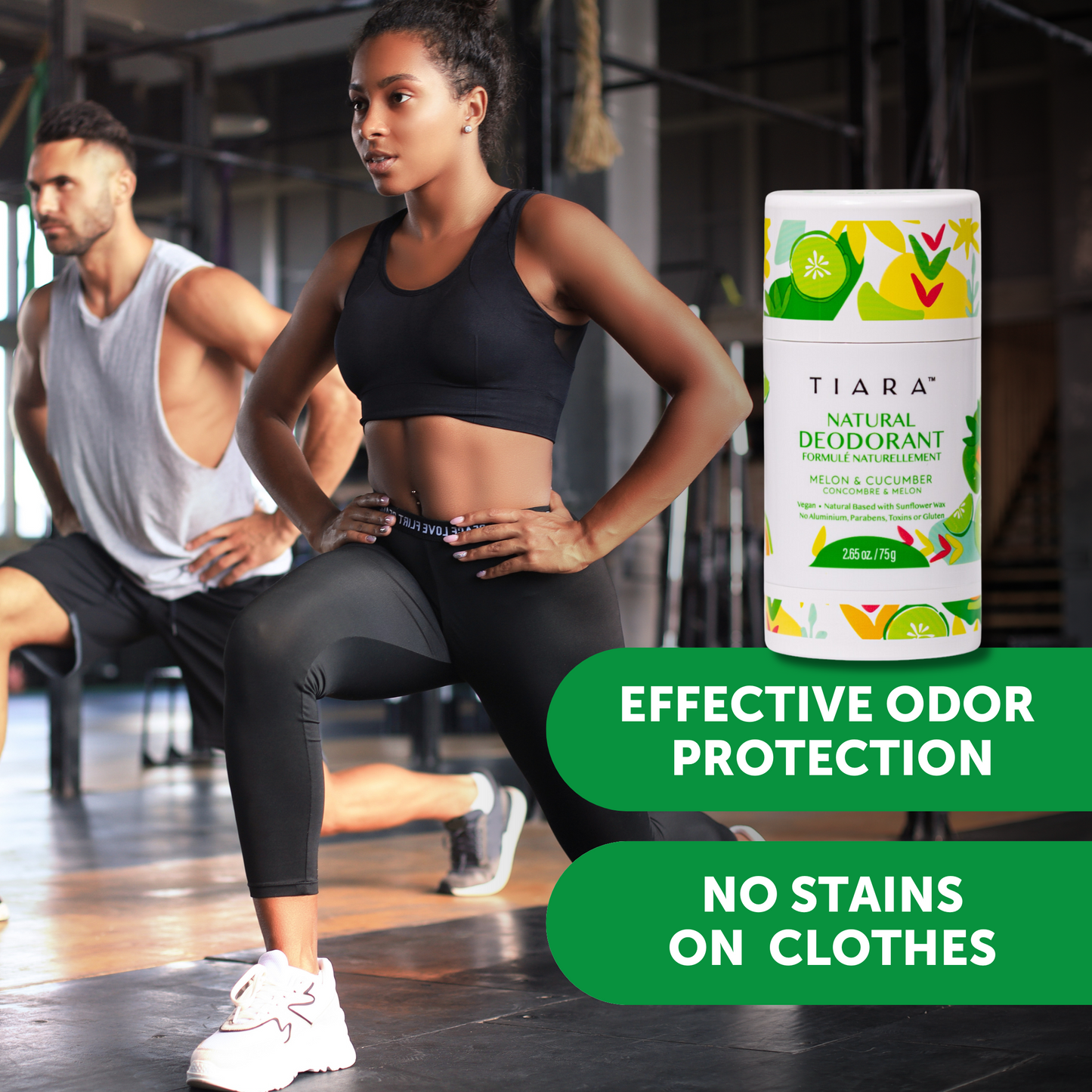 Natural deodorant for men, women, and teens – aluminum-free, effective for gym workouts, and made with natural ingredients